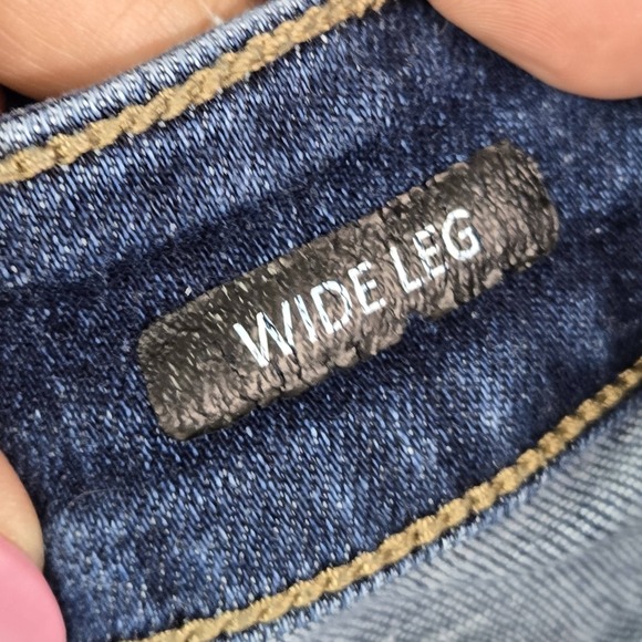 Judy Blue Women Jeans 18W Denim Wide-Leg JB82593DK-PL  Distressed - Picture 4 of 16